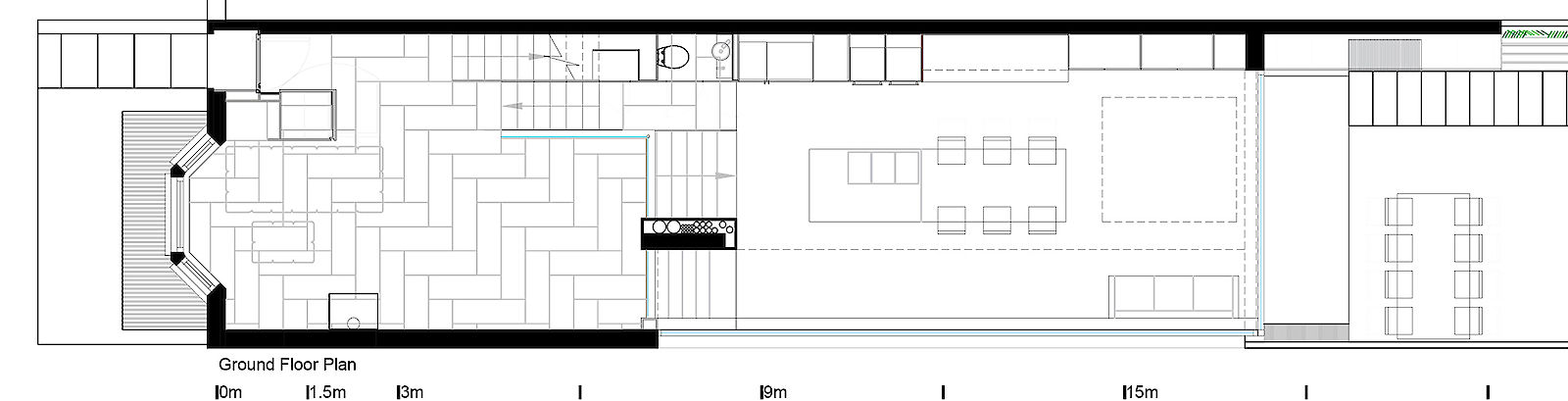 GC House by inaki leite design. Fulham house ground floor plan designed by iñaki leite