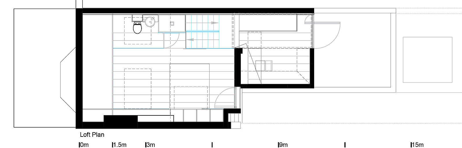 GC House by inaki leite design. Fulham house loft floor plan designed by iñaki leite