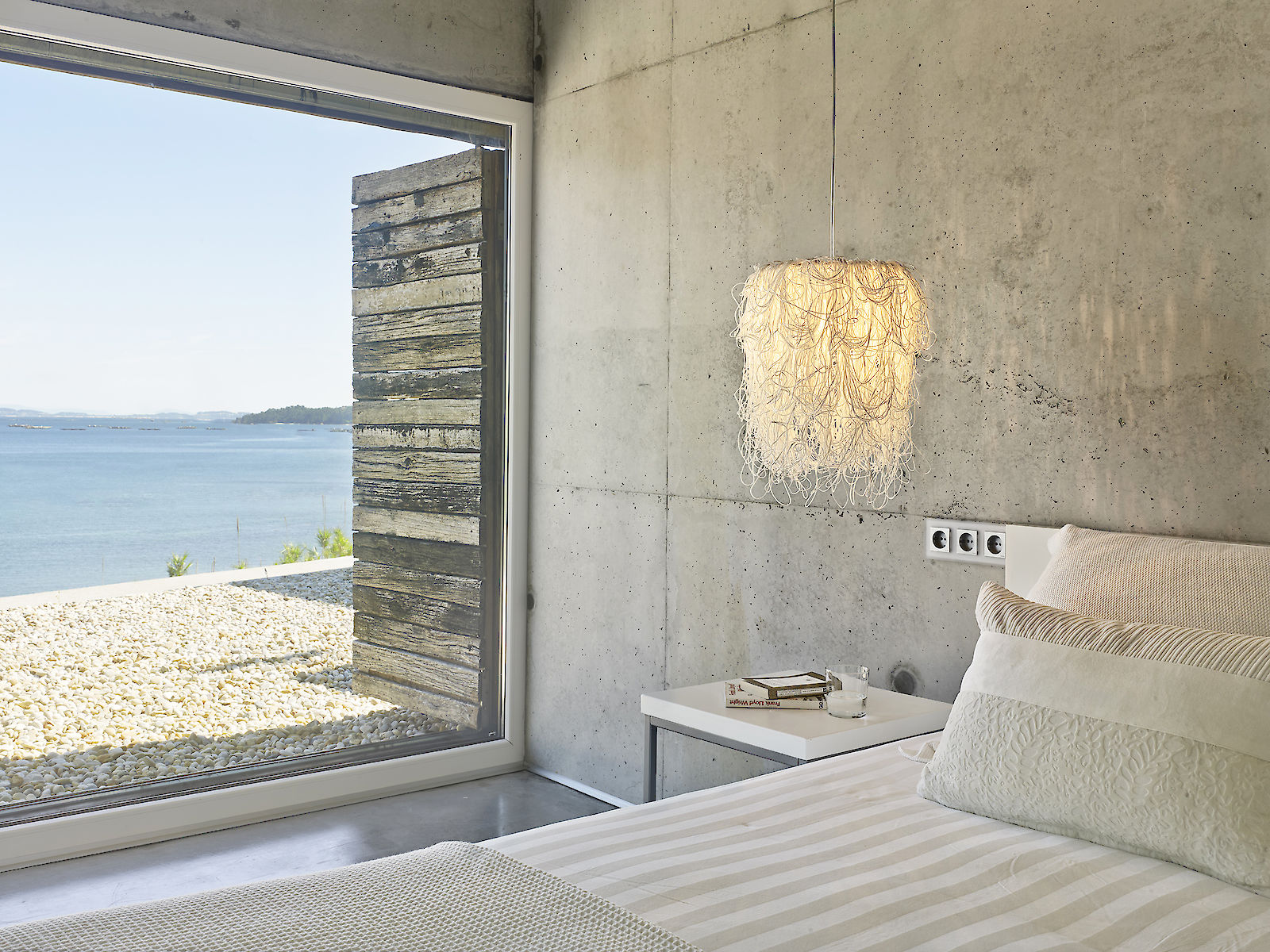 Dezanove House designed by iñaki leite. Bedroom on second floor