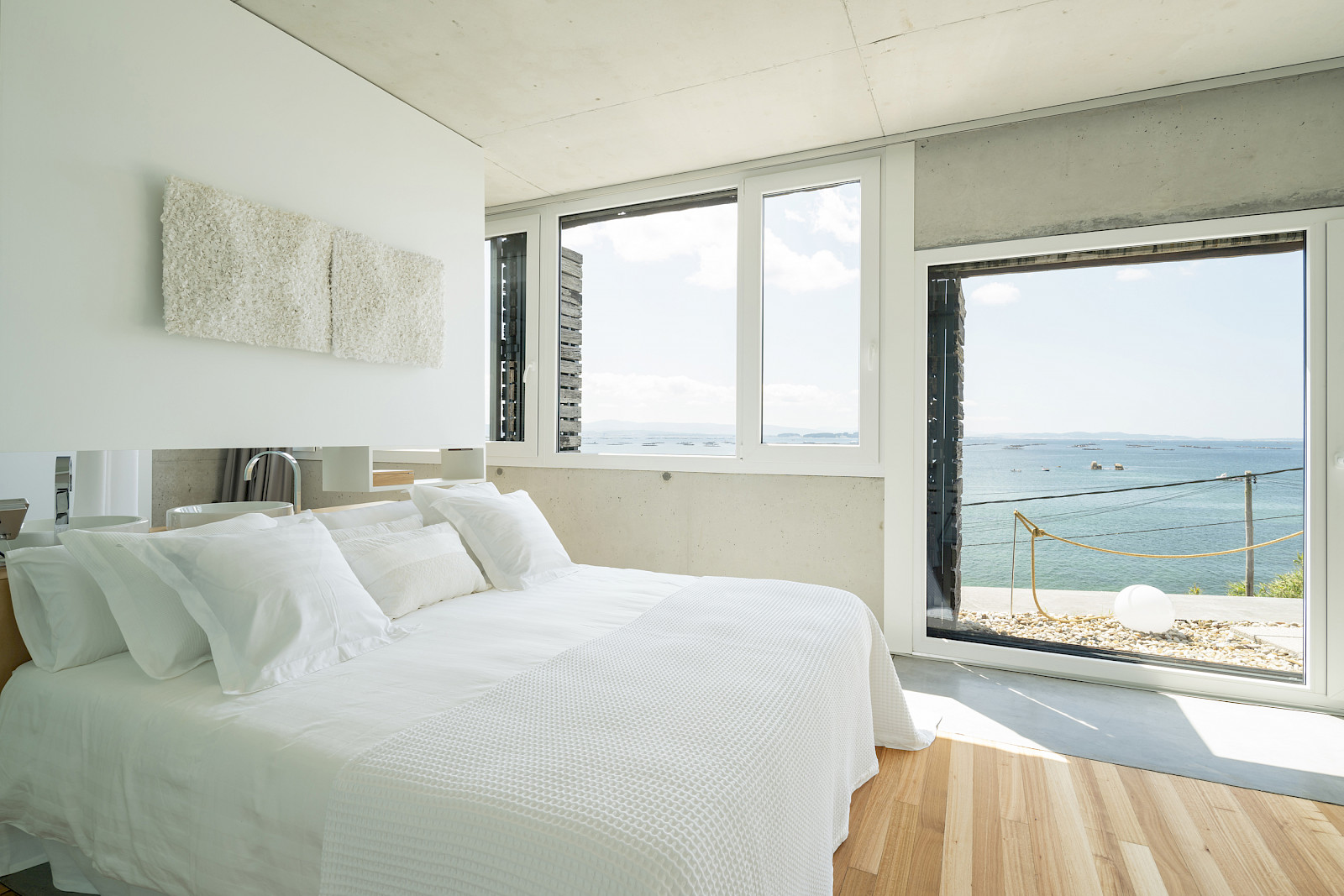 Dezanove House designed by iñaki leite. Master bedroom with en-suite