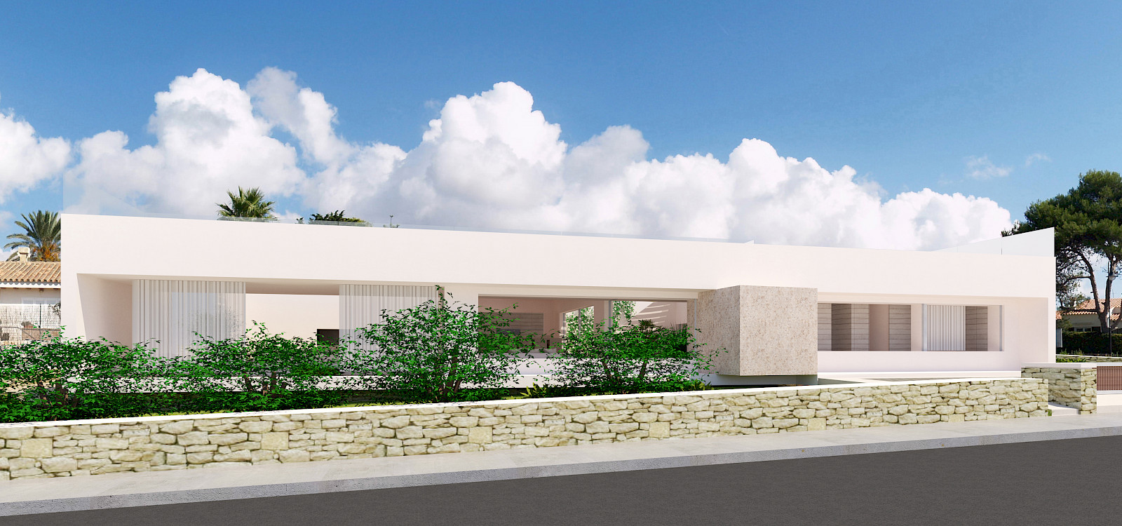 Binibequer Vell by inaki leite design front elevation 2