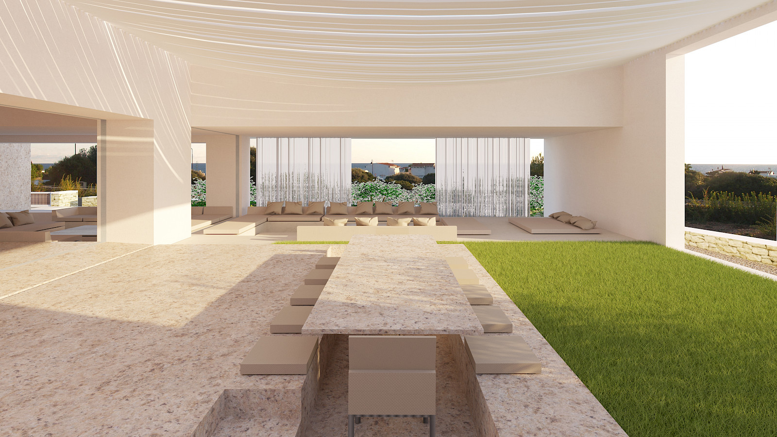 Binibequer Vell by inaki leite design West courtyard-3