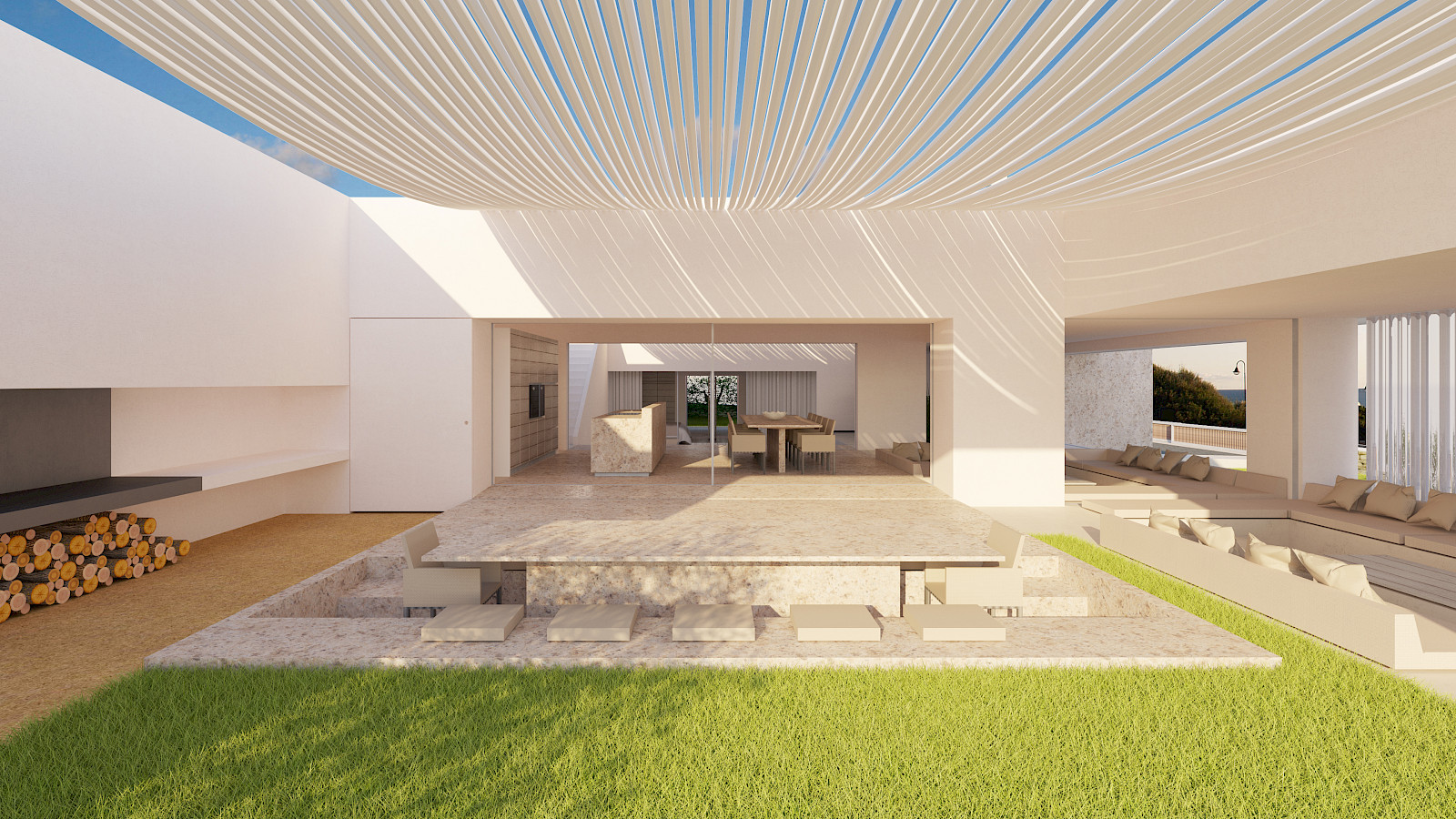 Binibequer Vell by inaki leite design West courtyard-2