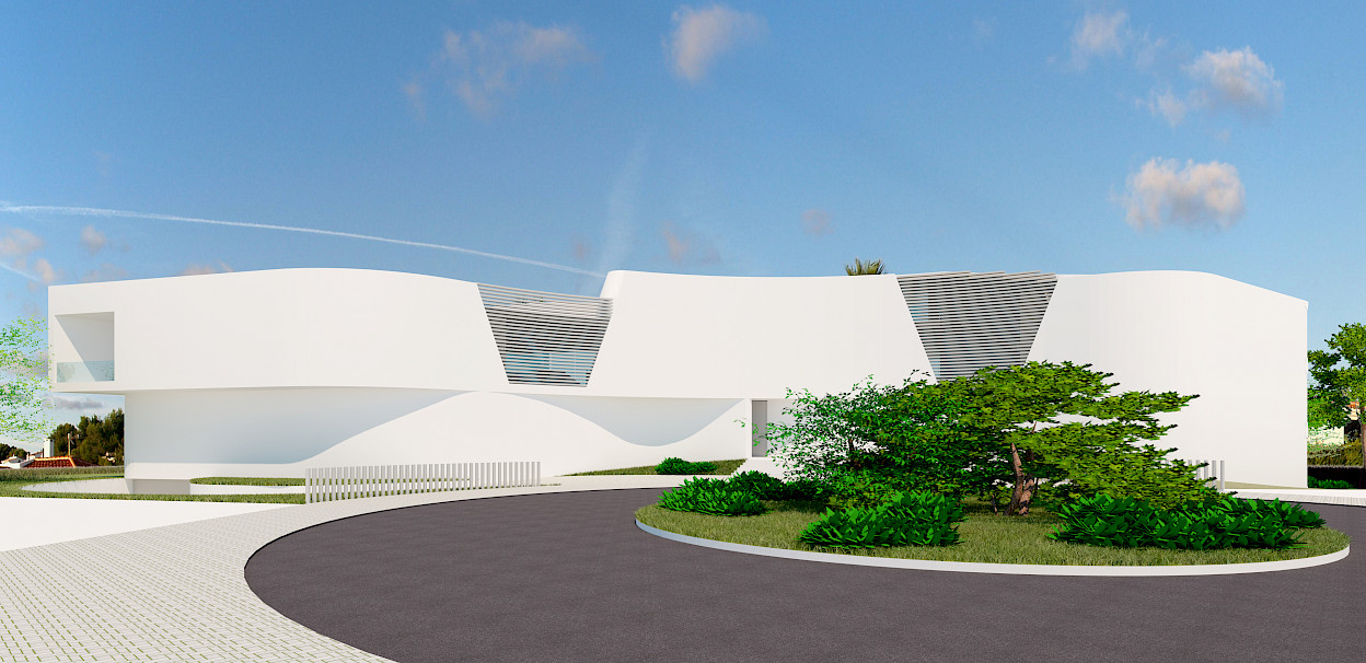 Villa E in Dubai Hills - by inaki leite. Aproach and access